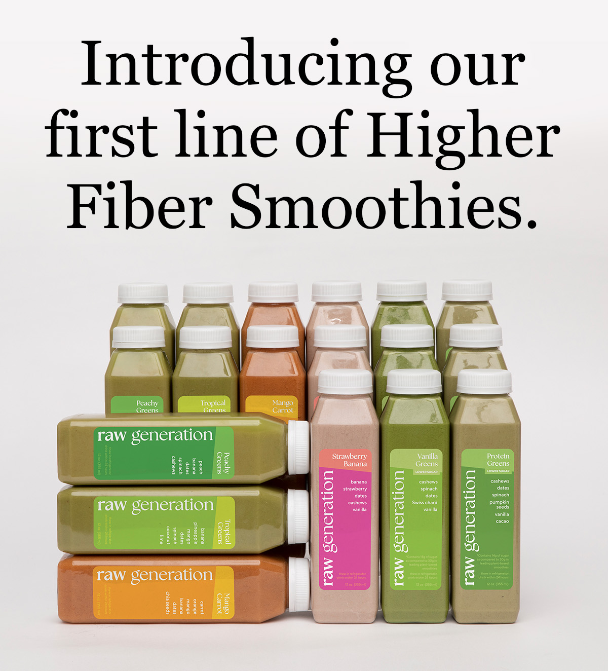 NEW Higher Fiber Smoothie Cleanse🌴 Raw Generation Juices