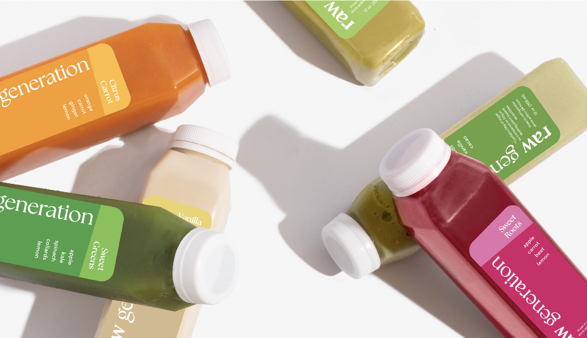 Never sacrifice taste for results Raw Generation Juices