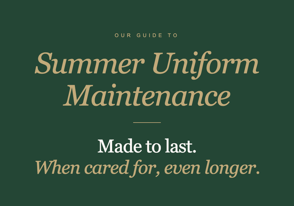 made to last. cared for, even longer.