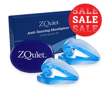 ZQuiet Anti-Snoring Mouthpiece 2-Size Starter Pack