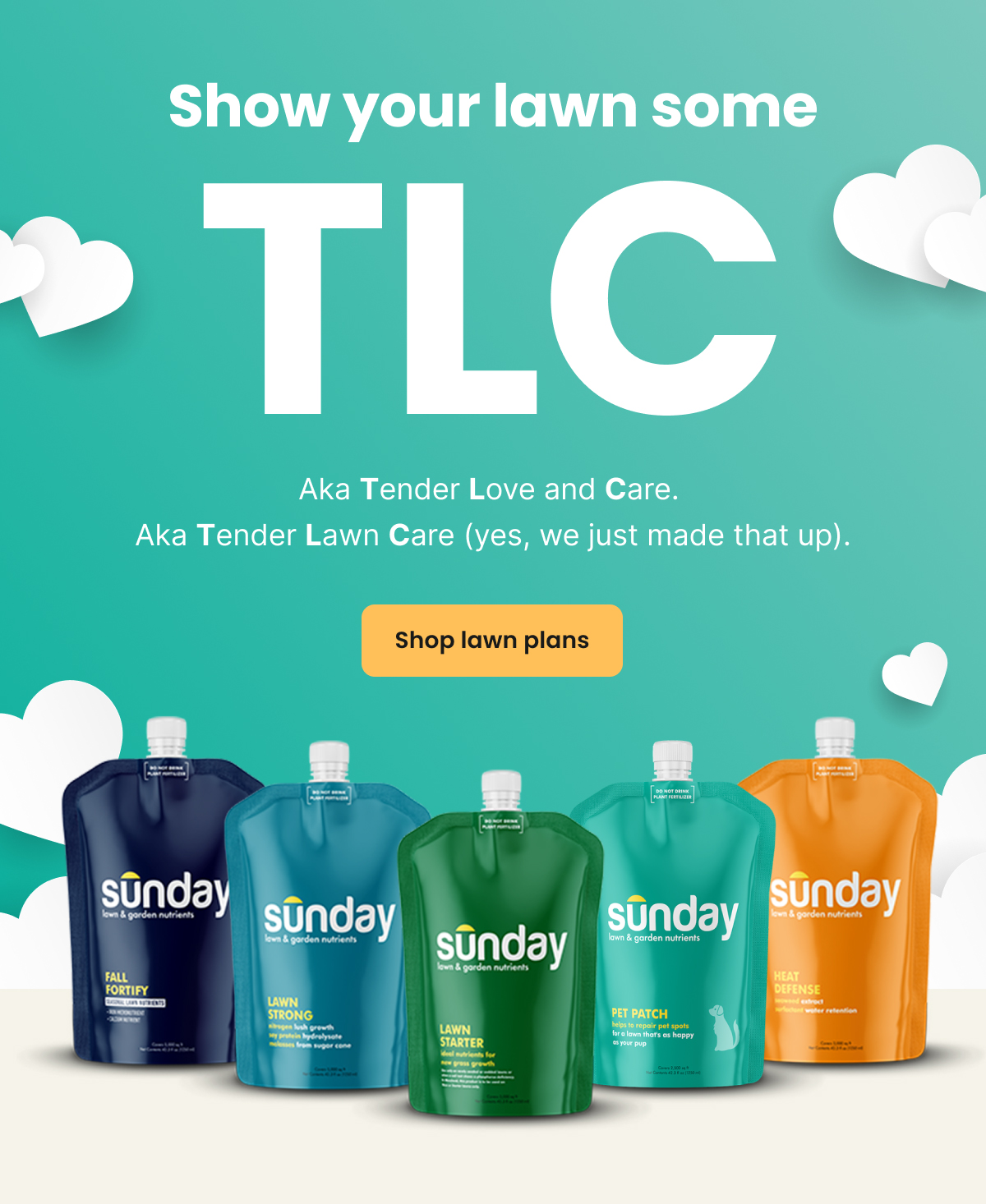 💚 Show your lawn some TLC Sunday Lawn Care