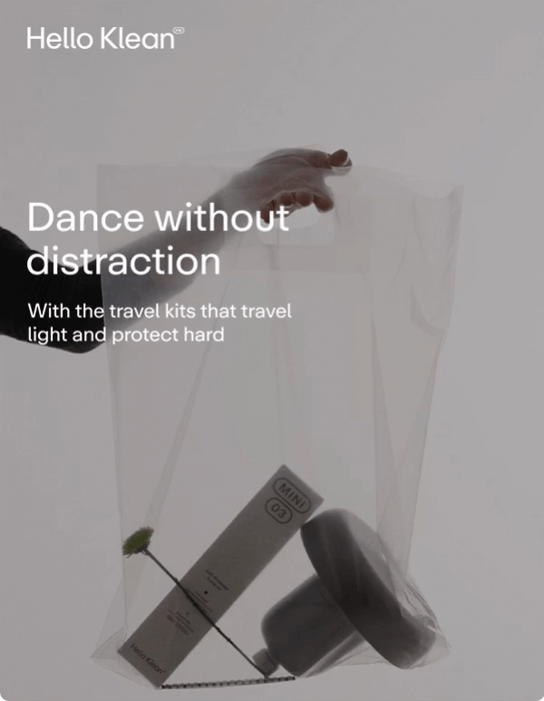 Dance without distraction with our Travel Kits