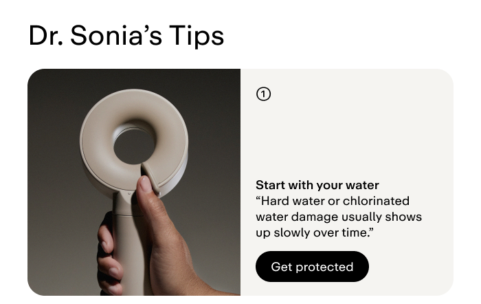 Start with your water