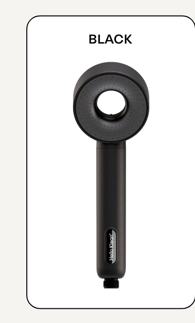 Black Showerhead