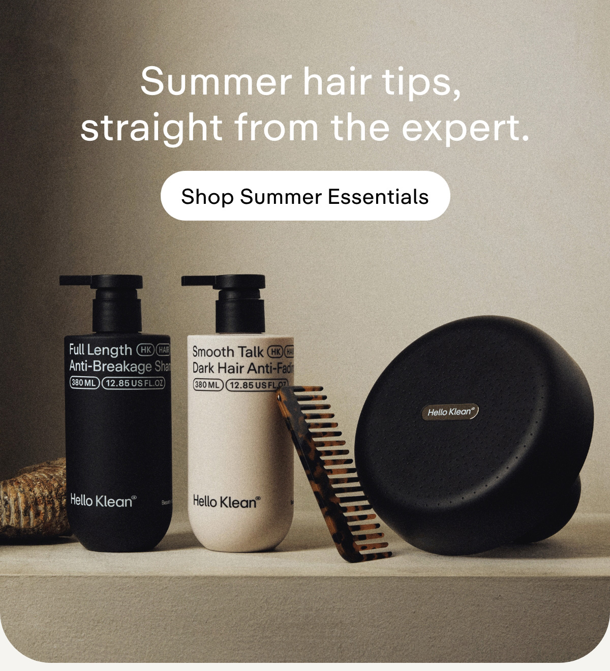 Summer hair tips, straight from the expert. SHOP SUMMER ESSENTIALS