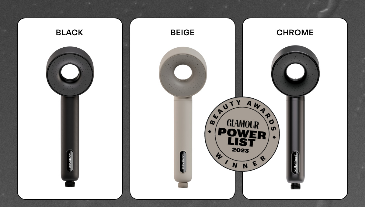 Shower Heads available in 3 colorways. Glamour Power List 2023 Beauty Award Winner.