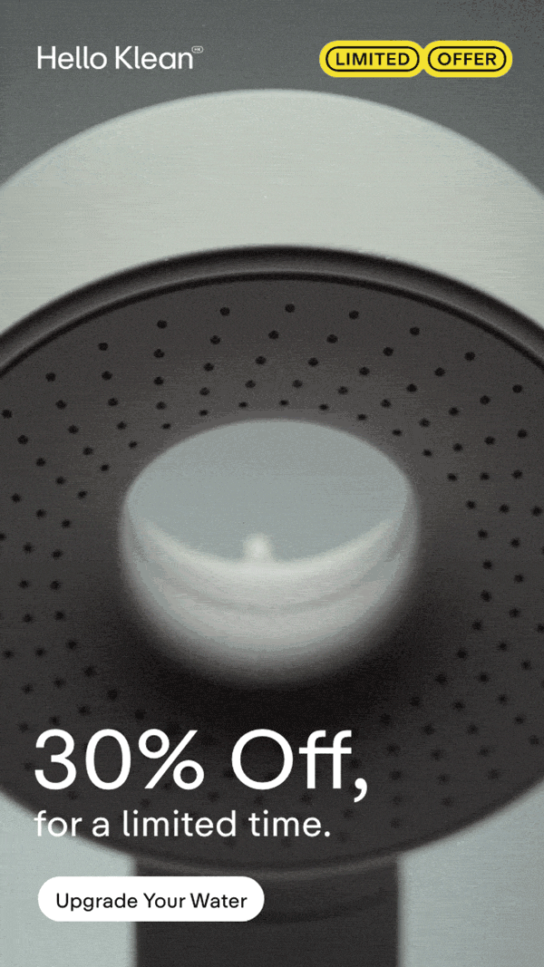 30% off, for a limited time. Upgrade your water