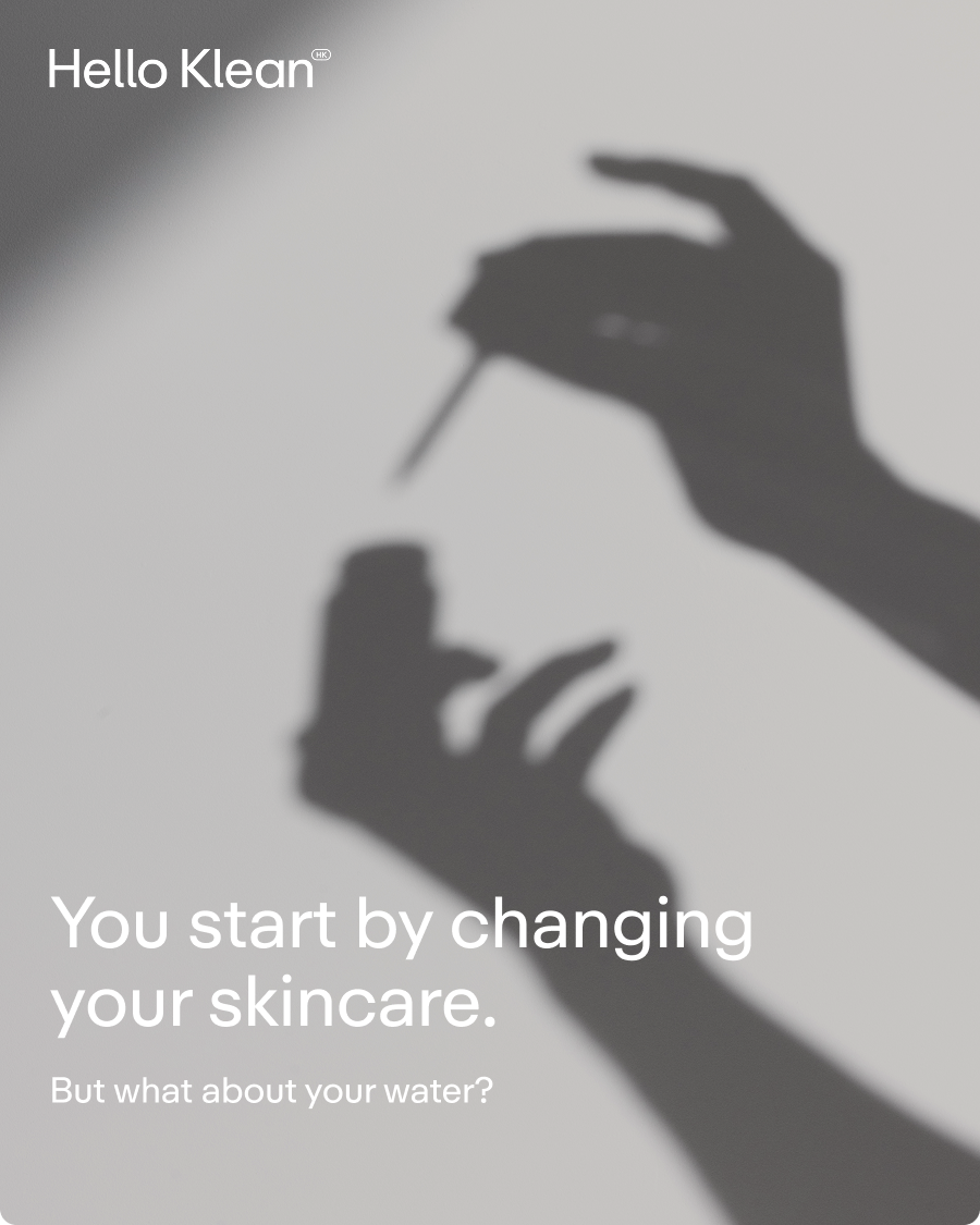 You start by changing your skincare. But what about your water?