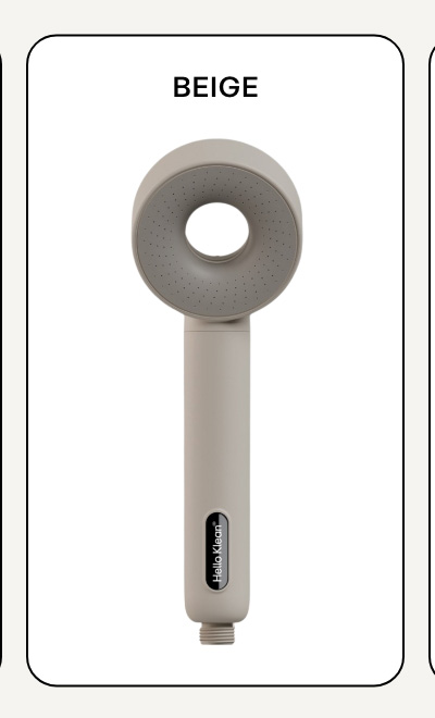 Beige Showerhead