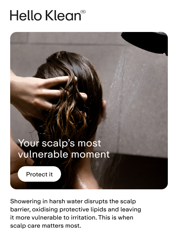 Your scalp's most vulnerable moment 