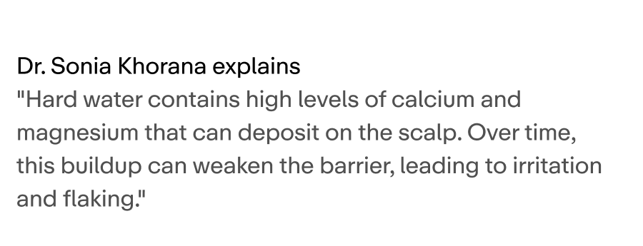 Over time, buildup can weaken the barrier, leading to irritation and flaking