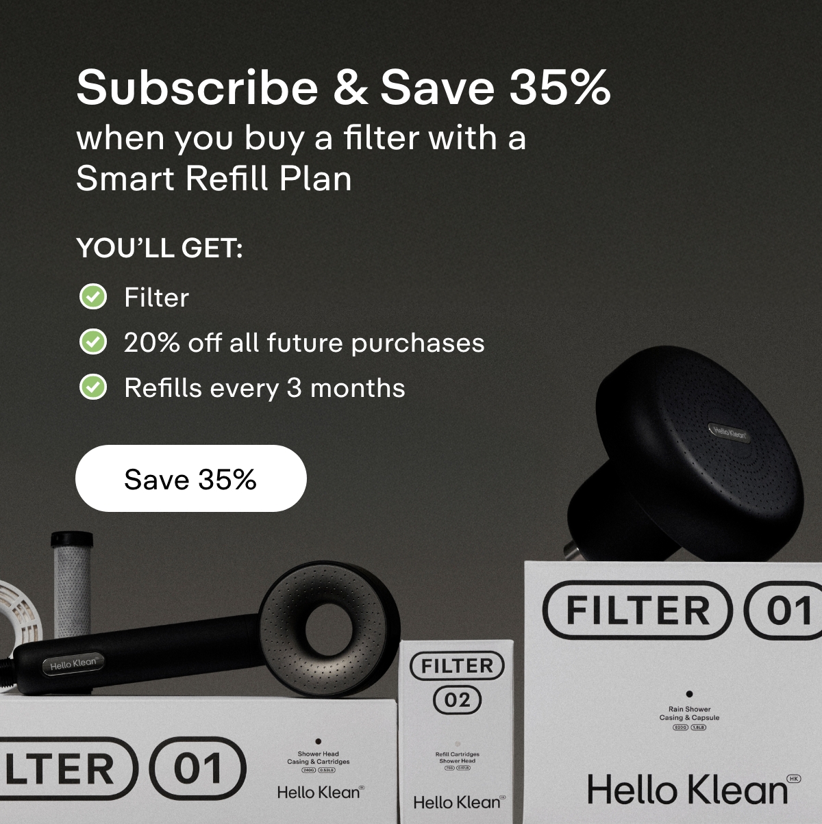 Subscribe and save.