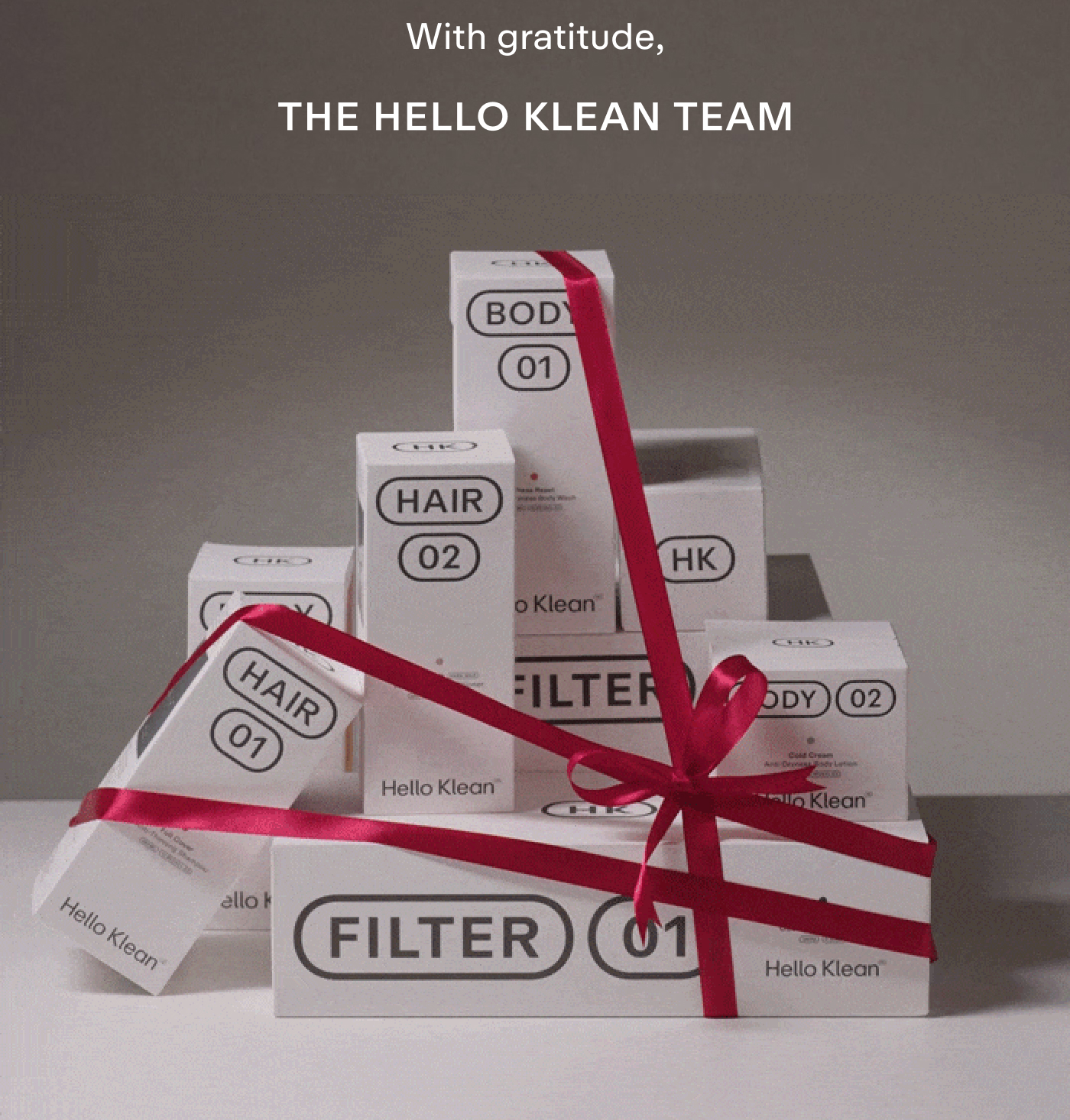 With gratitude, The Hello Klean Team