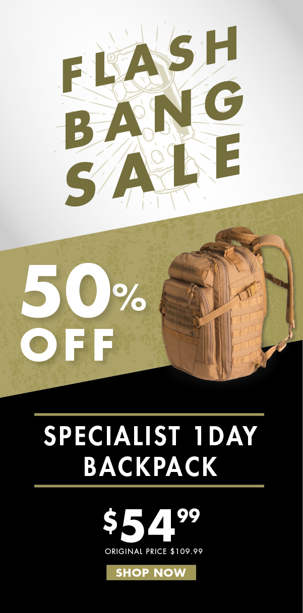 50% - Specialist 1-Day Backpack