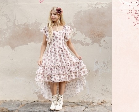 Dimia Dress in Lilac Ditsy Floral