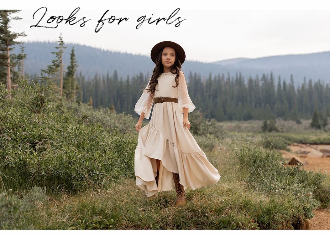 Jespyr Dress in Ecru for girls