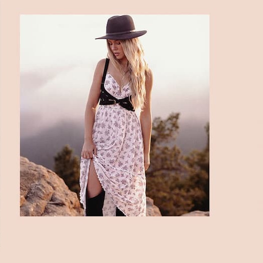 Vola Dress in Lilac Ditsy Floral