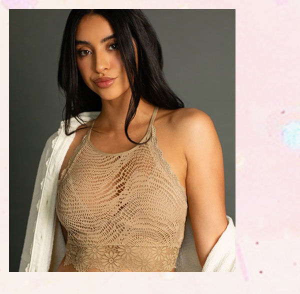 Amaya Bralette in Tan
