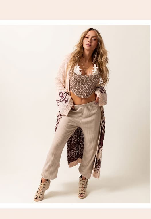 Aysha Pants in Taupe