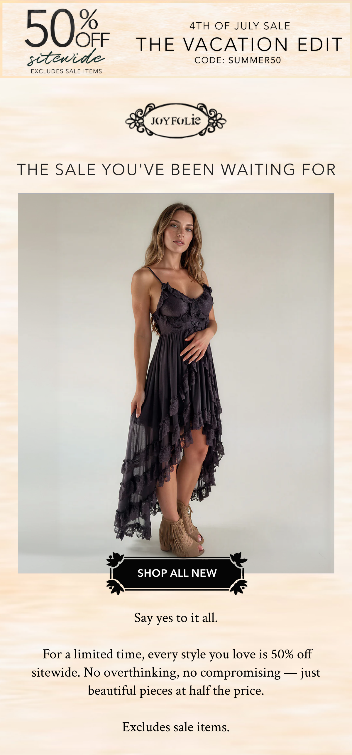 50% off 