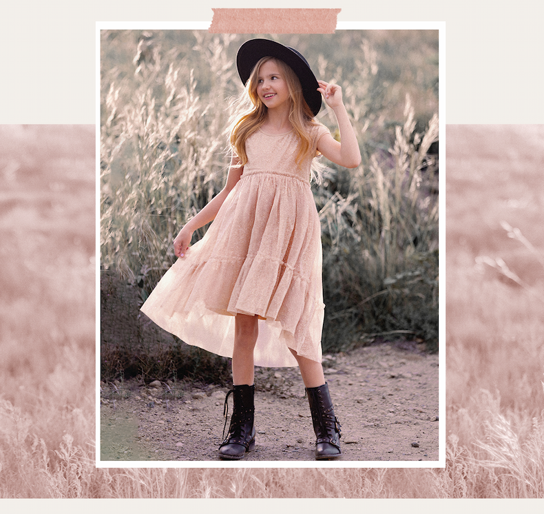 Andra Dress in Champagne