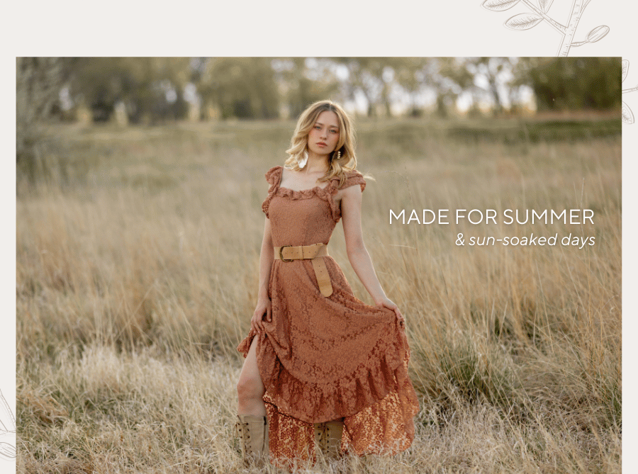  Bette Dress in Brown Sugar