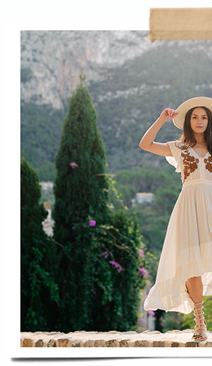 Mia Dress in Ivory