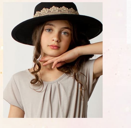 Hallie Hat in Black