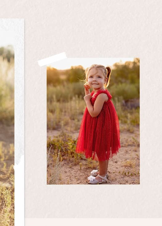 Girls Gift Set in Blush Floral