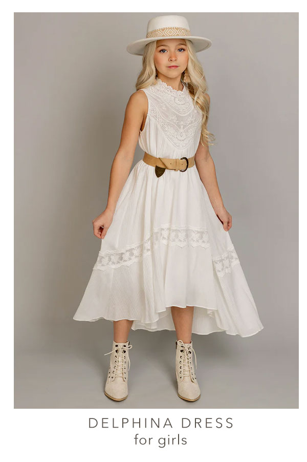 Delphina Dress in Cream