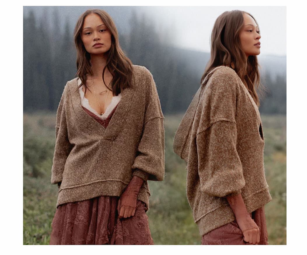 Ona Sweatshirt in Chestnut