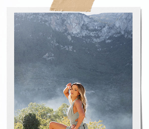 Juneau Dress in Sky Blue