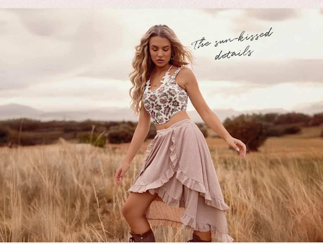 London Skirt in Desert Shell