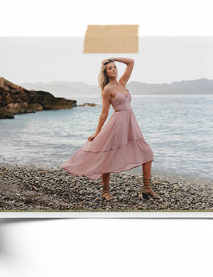 Vola Dress in Light Orchid