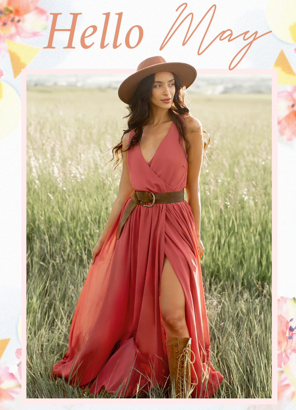 Miriam Dress in Camellia