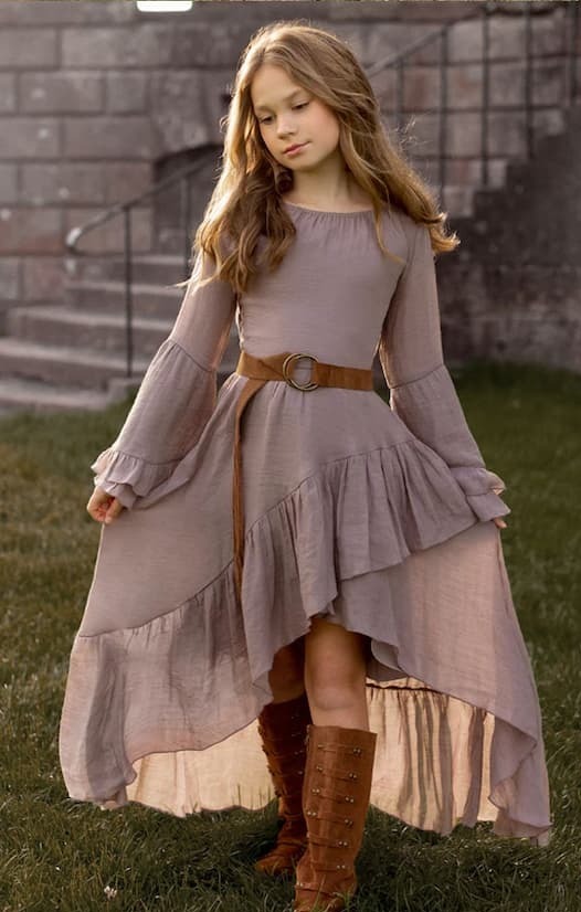 Divaya Dress in Lavender Fog