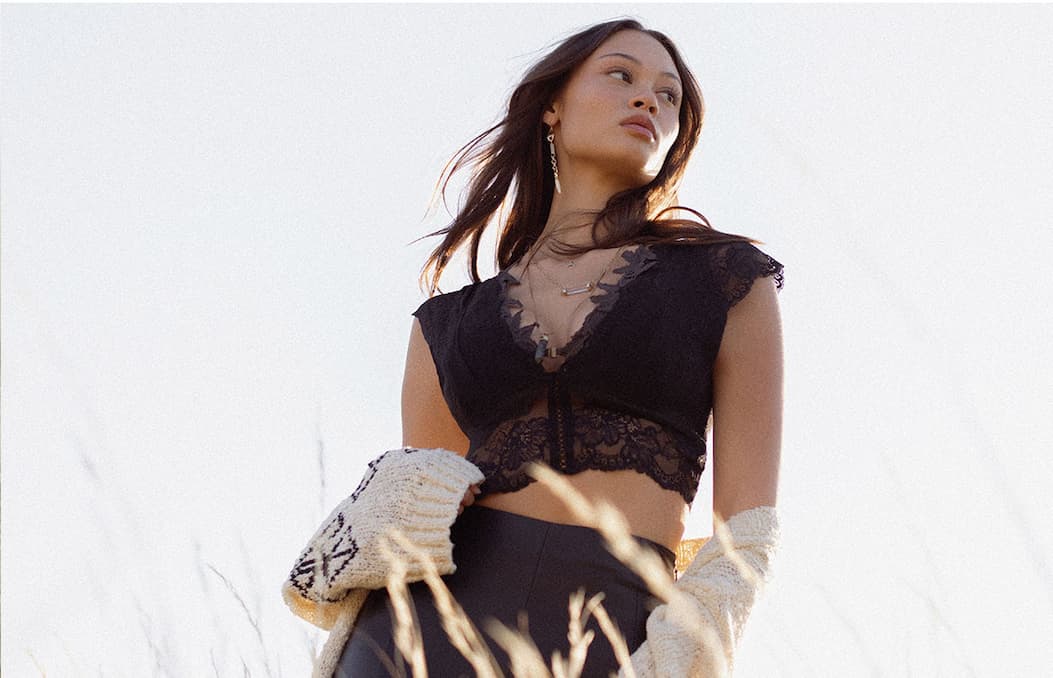Danielle Bra Top in Black