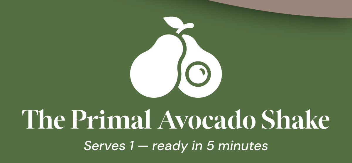 Primal Avocado Shake