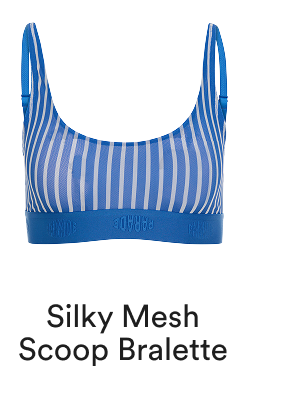 Silky Mesh Scoop Bralette