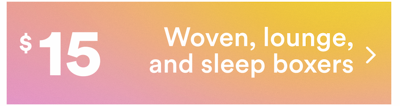 $20 apparel, lounge and sleep