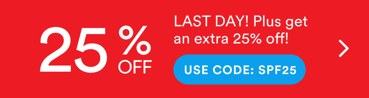 Sale Ends tonight