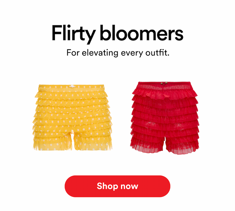 Flirty bloomers