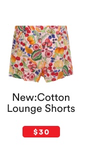 Cotton Lounge Shorts