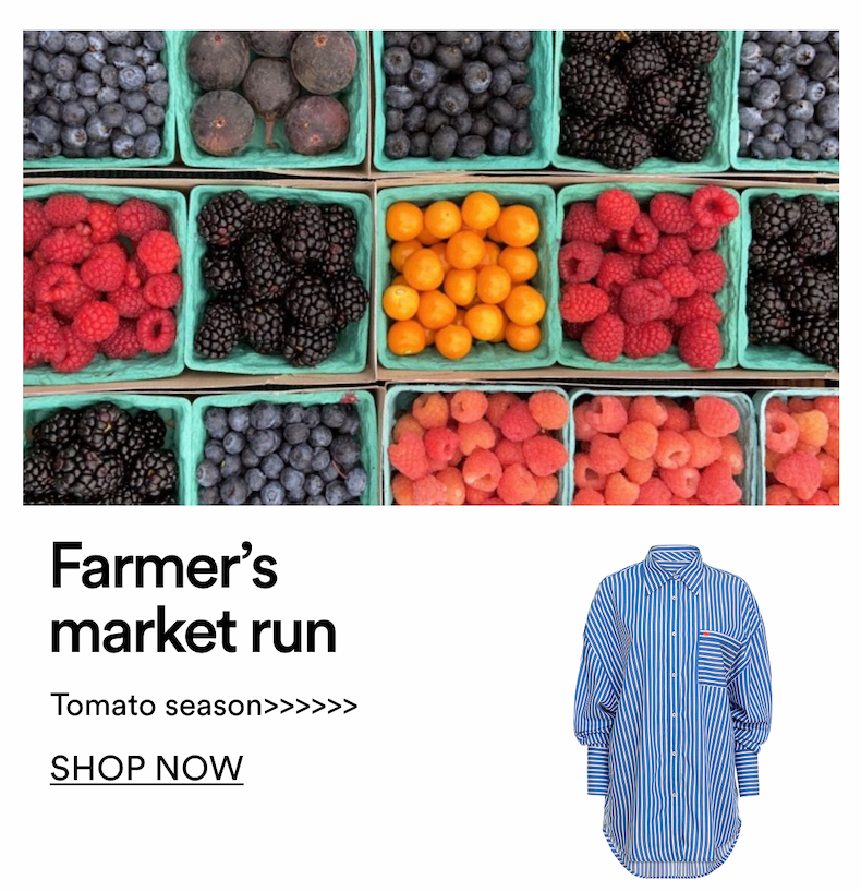 Farmers' market run | Shop now