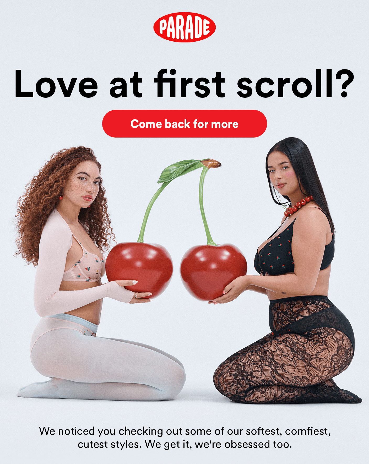 Love at first scroll? Come back for more