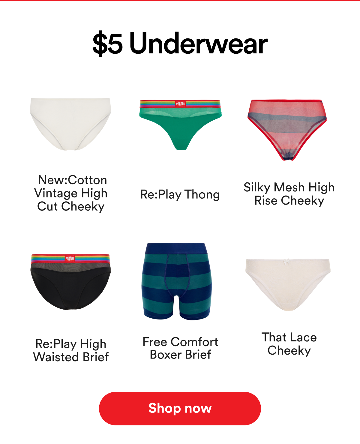 $5 Underwear - Shop Now $5 Underwear - Shop Now