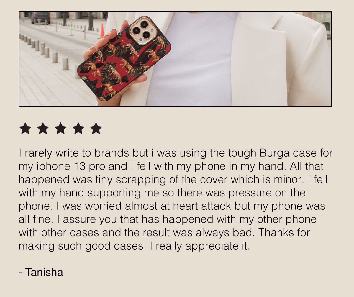 Classy, flashy, fancy! Burga Cases