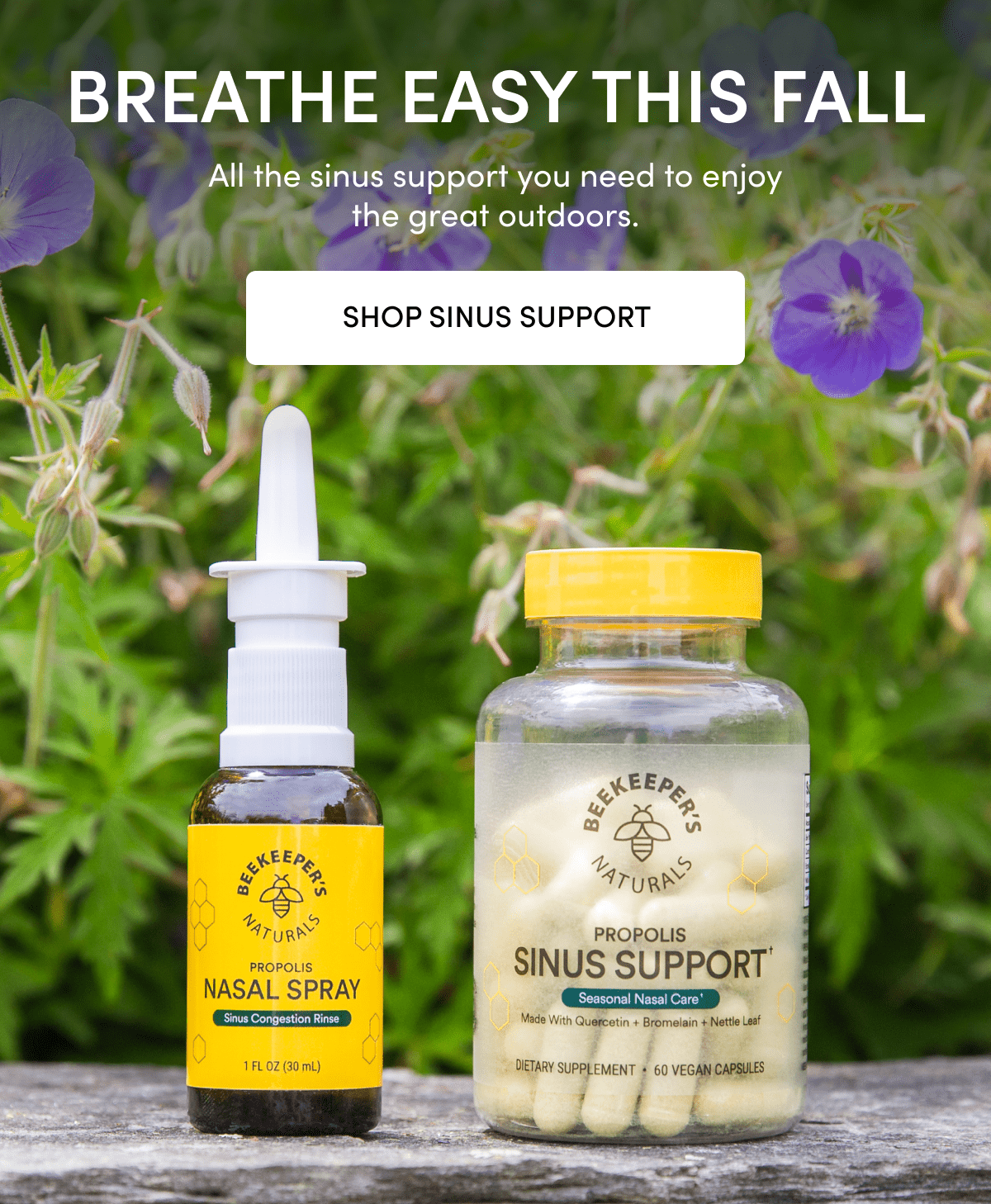 There's A Better Way To Support Your Sinuses Beekeeper's Naturals