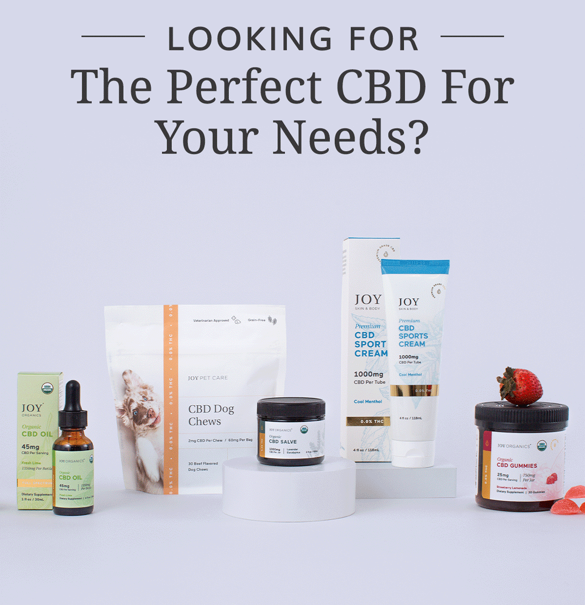 the perfect CBD for your needs?