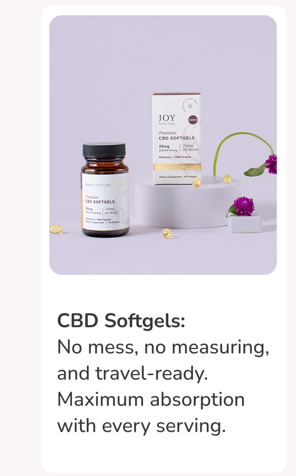 CBD Softgels- Shop now